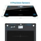 thumbnail image 5 of Báscula digital de baño NUTRI FIT extra ancha y ultra gruesa con pantalla LCD retroiluminada de 3 pulgadas y fácil lectura. Capacidad máxima: 400 lb. Tecnología de pedaleo. Color negro., 5 of 5