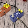 thumbnail image 4 of Effector Guitar Chorus Pedal Electric Guitar Effects Pedal True Bypass Zinc Alloy Shell DC 9V 6.35mm Input/Output Interface Rate/Depth 2 Knobs Mini Guitar Chorus Effector, 4 of 7