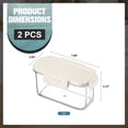 thumbnail image 4 of Sorbus 2-Pack Standard Narrow Food Storage Containers with Lids, Clear, Stackable, 4 of 8