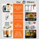 thumbnail image 4 of MOMYEASY - Máquina de alimentos para bebés, procesador de alimentos para bebés, vaporizador de alimentos para bebés y licuadora de puré de alimentos todo en uno, máquina de molinos de alimentos con, 4 of 5