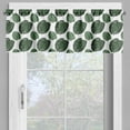 thumbnail image 2 of Ambesonne Exotic Valance Pack of 2, Sketches of Monstera Leaves, 54"X18", Olive Green, 2 of 5