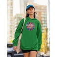 thumbnail image 2 of American Babe Groovy Style Hoodie Women -Image by Shutterstock, Female x-Large, 2 of 4