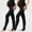 Black, variant on Lumosvexa Maternity Thermal Tights 2 Pack Over The Belly Stretchy Skinny Fit Winter Warm Soft Maternity Leggings Beige Free Size