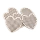 thumbnail image 2 of 30 colgantes de punto de cruz de madera en blanco para manualidades hechas a mano. 5 cm corazón, 2 of 9
