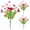 Hot Pink, variant on Artificial Flowers 8 Bundles - Fade-Resistant Faux Plastic Plants for Home/Office/Wedding Decor