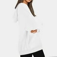 thumbnail image 7 of ZyeKqe Oversized Hoodies for Women Fleece Lined Casual Pullover Top Fall Winter Drawstring Hooded Sweatshirts with Pockets, 7 of 7