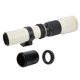 thumbnail image 3 of Lente De Enfoque Fijo, Lente De Teleobjetivo Portátil Ajustable Multifunción De Aleación De Aluminio Para Montura Olympus OM ANGGREK blanco, 3 of 8