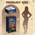 thumbnail image 3 of Stained Glass Style Dresser for Bedroom with 4 Storage Drawers Nautical Lighthouse sunset Dressers Chest of Drawers Steel Framed Fabric Closet Organizers for Nursery Entryway Housewarming Gift, 3 of 8