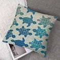 thumbnail image 5 of Decorative Pillow Cover, Lumbar Sea Turtle Pillow Cover Modern Farmhouse Cushion Case Home Decor for Living Room Patio Sofa Couch Chair, 5 of 7
