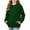 Army Green, variant on akafmk Girls Crewneck Sweatshirts Long Sleeve Pullover Tops Solid Color Casual Sweatshirt with Pocket Fall Winter Clothes for Daily School Wear, Size 14-15 Years