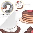 thumbnail image 2 of Yayeee Dish Drying Mat for Kitchen Counter 18"x24" Microfiber Absorbent Pad, White Chocolate Cakes, 2 of 7