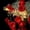 Red, variant on 10 Ft Decorative Red Rose String Lights 20 LED Floral Fairy Lights for Bedroom Living Room and Indoor Party Ambiance Battery Operated Safe to Touch