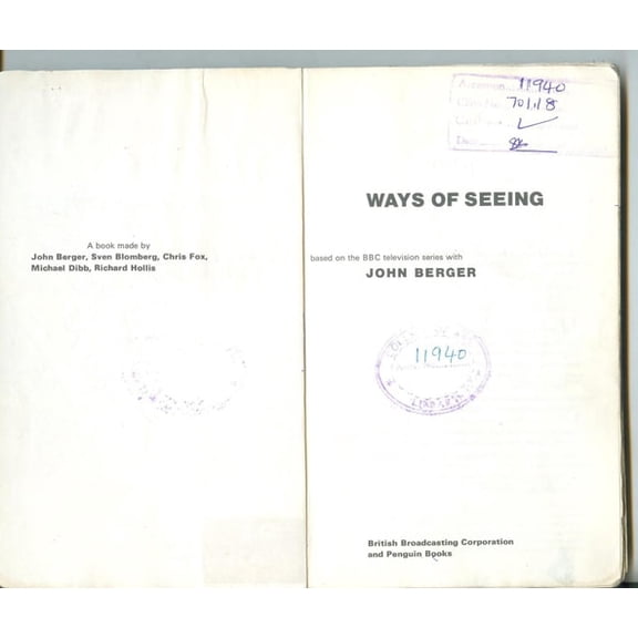 Pre-Owned Ways of Seeing (Paperback) 0140135154 9780140135152