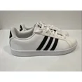 thumbnail image 2 of Size 12- adidas Cloudfoam Advantage White Black Men’s Ortholite Float, 2 of 6