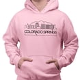thumbnail image 2 of Skyline Colorado Springs Hoodie Sweatshirt Unisex X-Large Pink, 2 of 5