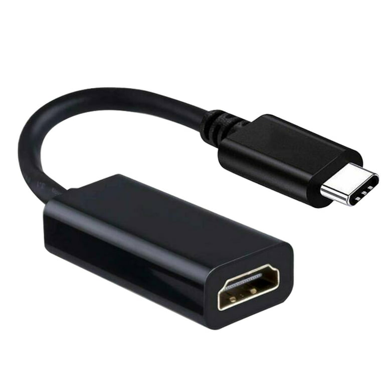 Usb-C Type C To Hdmi Adapter Usb Cable for Android Phone Tablet Black New -