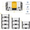 thumbnail image 2 of 4 Pack XXL Kitchen Storage Baskets, Stackable Wire Baskets for Pantry, Fruits & Veggies, Organize Cabinet Space, 2 of 5