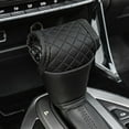 thumbnail image 1 of MYG Car Gear Shift Cover PU Leather Shift Lever Cover Gearbox Shifter Knob Protector, 1 of 8