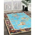 thumbnail image 3 of Ahgly Company Machine Washable Indoor Rectangle Traditional Dark Almond Brown Area Rugs, 5' x 7', 3 of 7