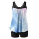 thumbnail image 4 of Traje de baño de dos piezas para mujer, trajes de baño para mujer, traje de baño de dos piezas de moda con estampado y cintura alta para mujer, 4 of 4