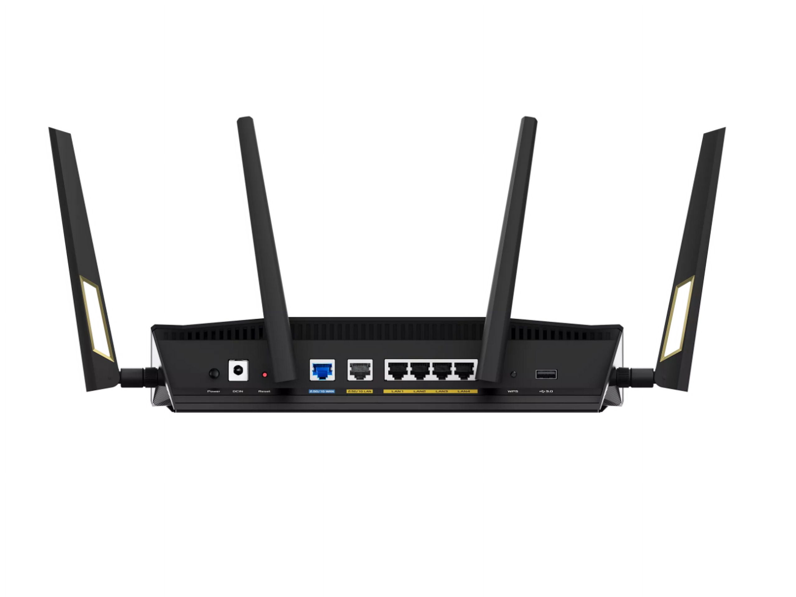 ASUS RT-AX88U PRO AX6000 Dual Band WiFi 6 Router, Dual 2.5G Port, WPA3, Parental Control,  Adaptive QoS, Port Forwarding, WAN aggregation, lifetime internet security and AiMesh support