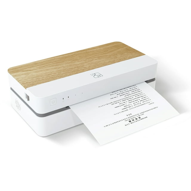 HPRT FT800 Imprimante Thermique A4 Connexion Sans Fil&USB avec Ordinateur Mobile Coupe-Automatique pour Bureau École Imprimante avec Rouleau de Papier Thermique A4 Compatible avec Système Windows Impression Sans Encre Wi-Fi