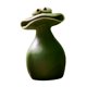 thumbnail image 3 of Estatua de rana de boca plana BLESIY adorno de resina pintado a mano impermeable Talla L, 3 of 8