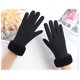 thumbnail image 1 of Guantes de lana polar con pantalla táctil cálidos para mujer, de otoño e invierno, resistentes al viento, acolchados, para montar al aire libre, multicolor, a juego, 1 of 5
