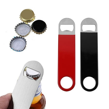 

Mini Bottle Opener Stainless Steel Beer Opener Flat Speed Bottle Cap Opener Durable Remover Bar Blade Kitchen Accessories Gadget