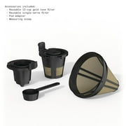 Beautiful Multi-Brew Coffee Maker, 12-Cup and Single-Serve Coffee Machine, Black Sesame by Drew Barrymore