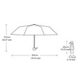 thumbnail image 2 of pitrice Rainy Umbrella Mini Parasol Sun Protection Folding Design Lightweight Multicolored Sweet Gift Attractive Small Dark Green, 2 of 9
