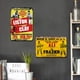 thumbnail image 3 of Figura 2 Uds. Placa Metal Vintage Pintura Hierro Rectangular Bar para El 20x30cm, 3 of 9