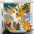 thumbnail image 3 of Tchckioa Waterproof Shower Curtain for Batnroom,Tribe Floral Curtain Decor,36x72 Inch, 3 of 6