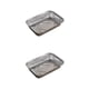 thumbnail image 1 of Inteprter 10 piezas de sartenes de papel de aluminio, contenedores para llevar, contenedor de alimentos de gran capacidad, para hornear, sartén de 230ml sin tapa 2piezas Inteprter CBP033399, 1 of 5