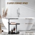 thumbnail image 3 of Upgraded Bath Tub Tray Table for Side Bathtub Table and Bath Tray Caddy, 3 of 5