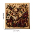 thumbnail image 5 of syligr Reindeer Christmas Diamond Art for Adults, Vintage Christmas Pearl Art Kits, DIY Pearl Diamond Kit, Animals Bead Crafts Ornament, Xmas Party Decorations for Mantel, Unique Gift/Favors, 5 of 5
