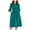 Green, variant on IROINNID Cocktail Dress for Women Wedding Guests Dresses for Women Long Sleeve Round-Neck Slim Dress Solid Classic Dress Deals,Blue