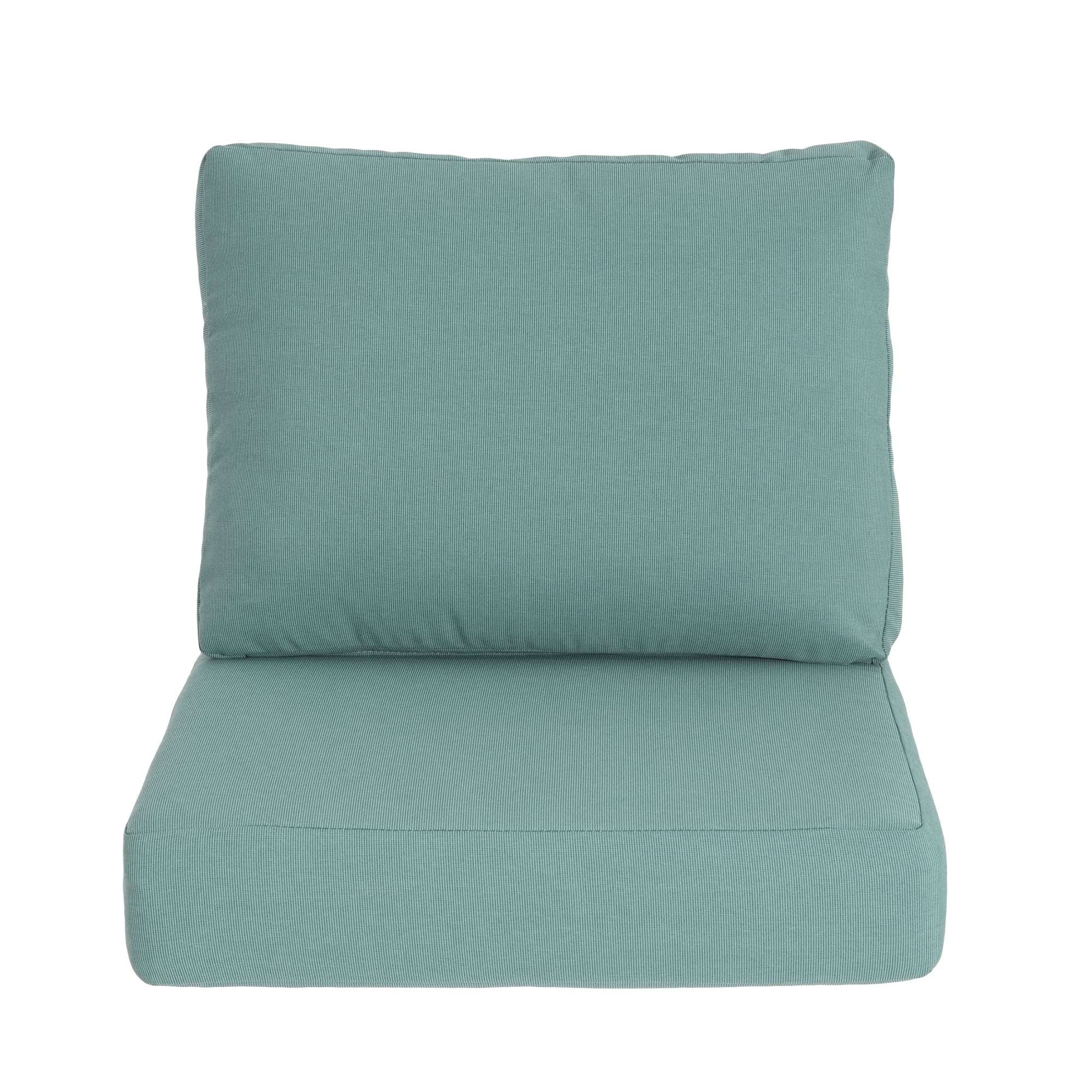 Jopath Outdoor Teal Club Chair Cushion Set with Seat Cushion and Back Cushion, Compatible with Most Club Chair for Patio Balcony Garden(Without Club Chair)