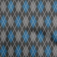 thumbnail image 1 of oneOone Cotton Cambric Blue Fabric Argyle Sewing Craft Projects Fabric Prints By Yard 56 Inch Wide, 1 of 4
