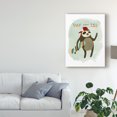 thumbnail image 3 of Trademark Fine Art 'Hipster Sloth I' Canvas Art by June Erica Vess, 3 of 4