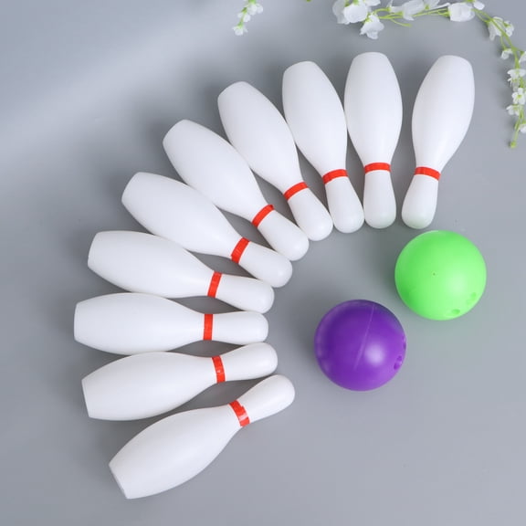 RENACLIPY 12-Piece Large Ten Pin Bowling Set for Kids and Toddlers, Educational Toy for Development and