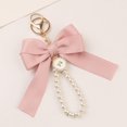 thumbnail image 5 of Osdhezcn Pearl Chain Keychain with Ribbon Bowknot Stylish Key Accessory Bag Decoration, 5 of 17