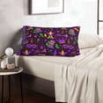 thumbnail image 6 of Fuzoiu Mardi Gra2 Print Fuzzy Pillowcases, Super Soft Pillow Case Cover with Zipper for Bedroom, Sofa, Couch,Cozy Pillow Shams for All Seasons-16"x24", 6 of 6
