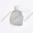 thumbnail image 4 of Natural Raw Moonstone Gemsone 925 Sterling Silver Handmade Statement Pendant Necklace Gift for Her, 4 of 5