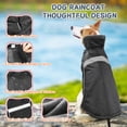 thumbnail image 4 of Warm Dog Coat, Waterproof Reflective Dog Winter Jacket, Velvet Inner Windproof for Small Medium Large Dogs, Black, XXXL, 4 of 7