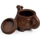 thumbnail image 4 of Chinese Dragon Tortoise Auspicious Zisha Clay Gongfu Teapot for Loose Tea (Brown), 4 of 5