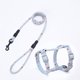 thumbnail image 1 of Arnés de correa para gato Correa para gato Arnés ajustable y correa de cuerda para caminar con seguridad para gatitos (azul claro, L ER, 1 of 5