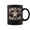 Black, variant on Kinda Fit Sorta Fat Gym Cute Bulldog Retro Coffee Mugs