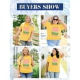 thumbnail image 6 of XCHQRTI Plus Size Daisy Women Tshirt Graphic Oversized Tees Short Sleeve Casual Tee, 6 of 11