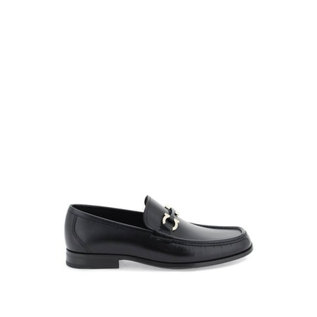 

Salvatore Ferragamo Grained Leather Loafers With Gancini Men